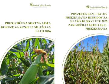 Priporočena sortna lista koruze za zrnje in silažo 2026