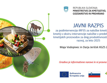 Predstavitve javnega razpisa za podintervencijo IRP 35